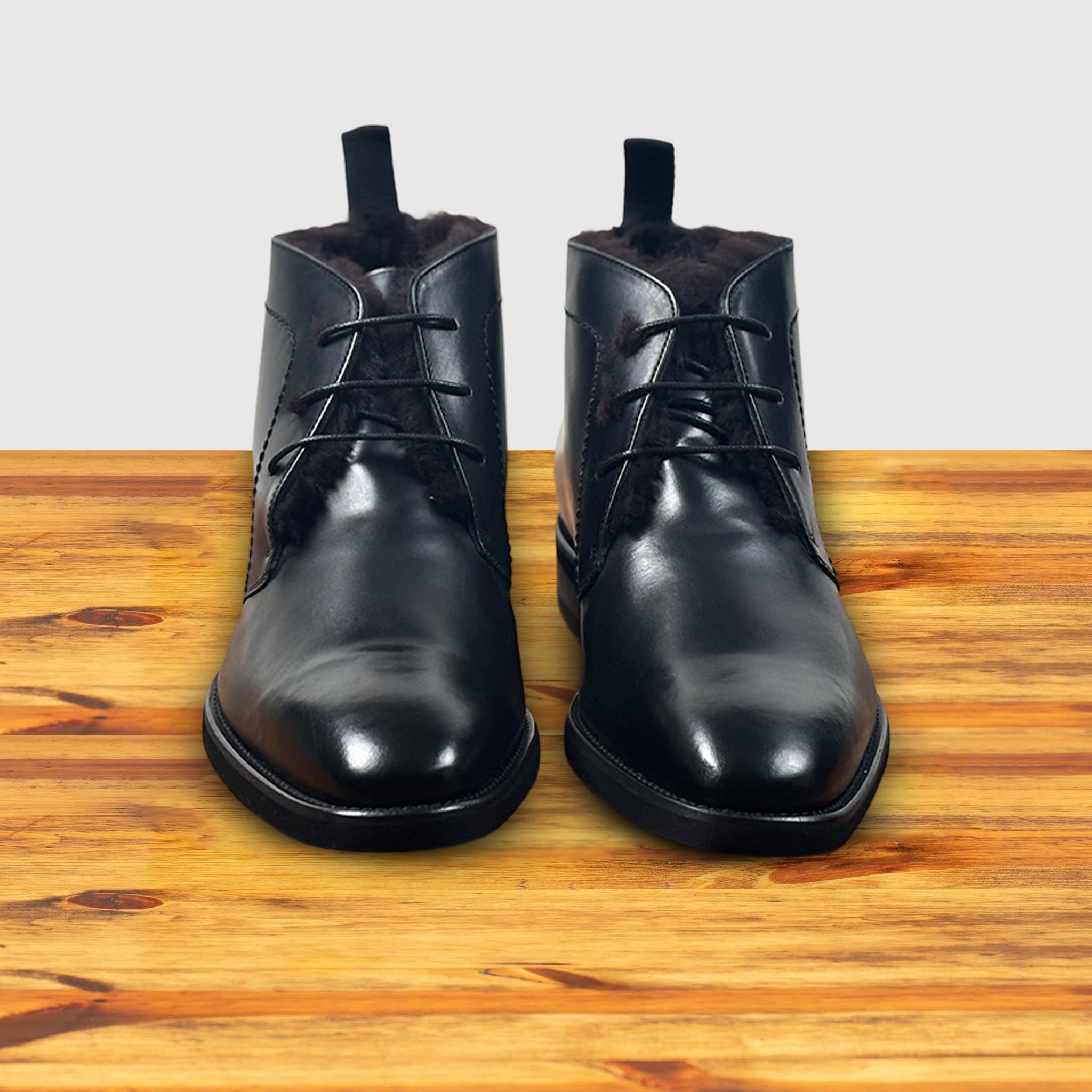 Gova Calzoleria Toscana Shearling Demi Dress Casual Boot