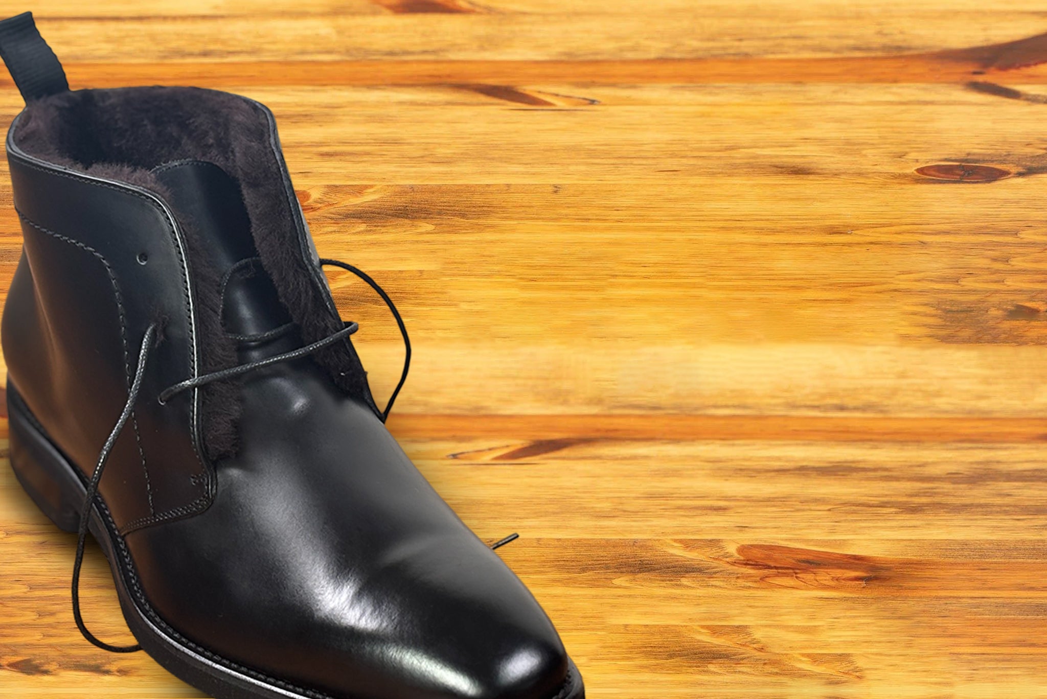 Gova Calzoleria Toscana Shearling Demi Dress Casual Boot