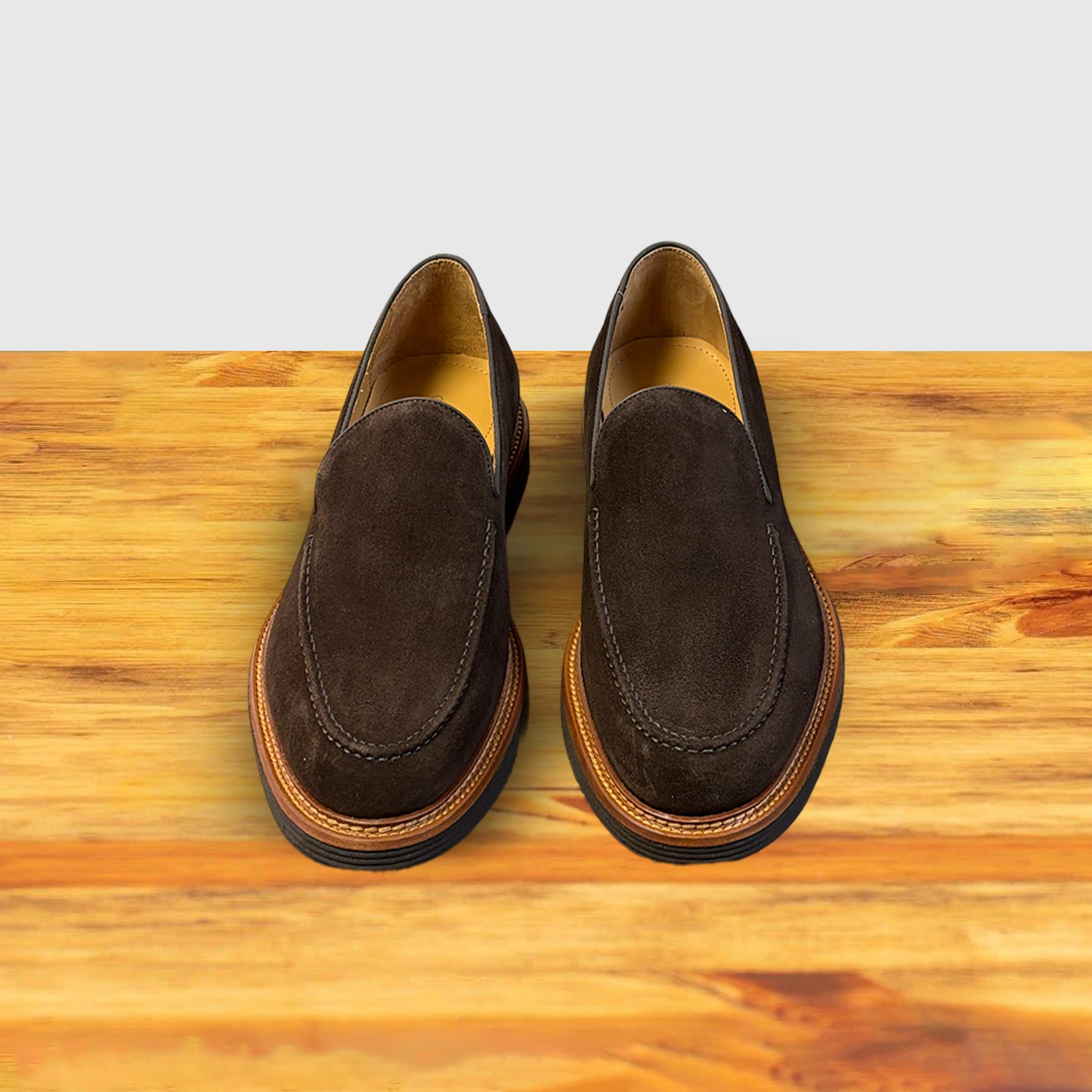 Calzoleria Toscana Riola Velour Suede Venetian Loafer