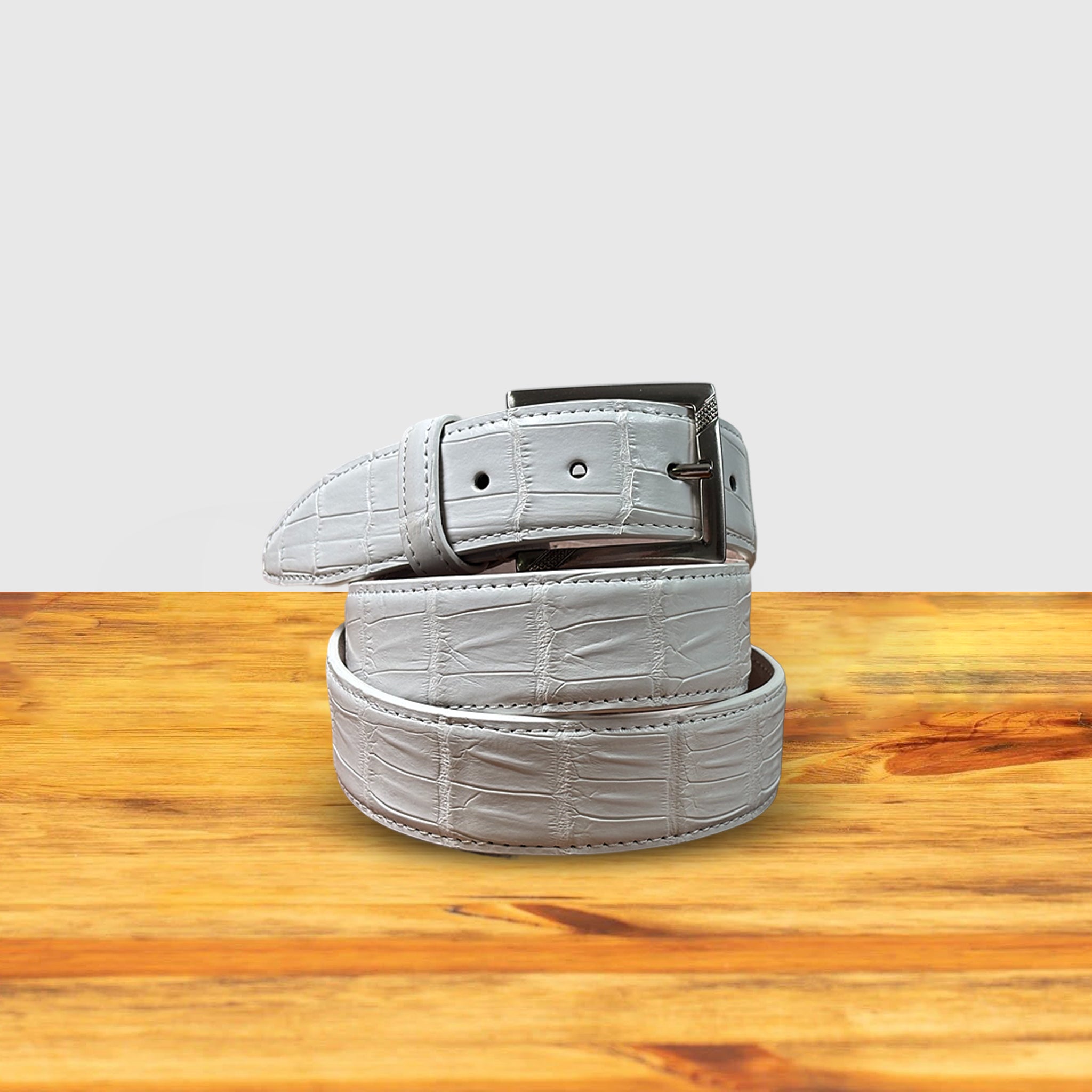 C8099 Calzoleria Toscana Crocodile Belt