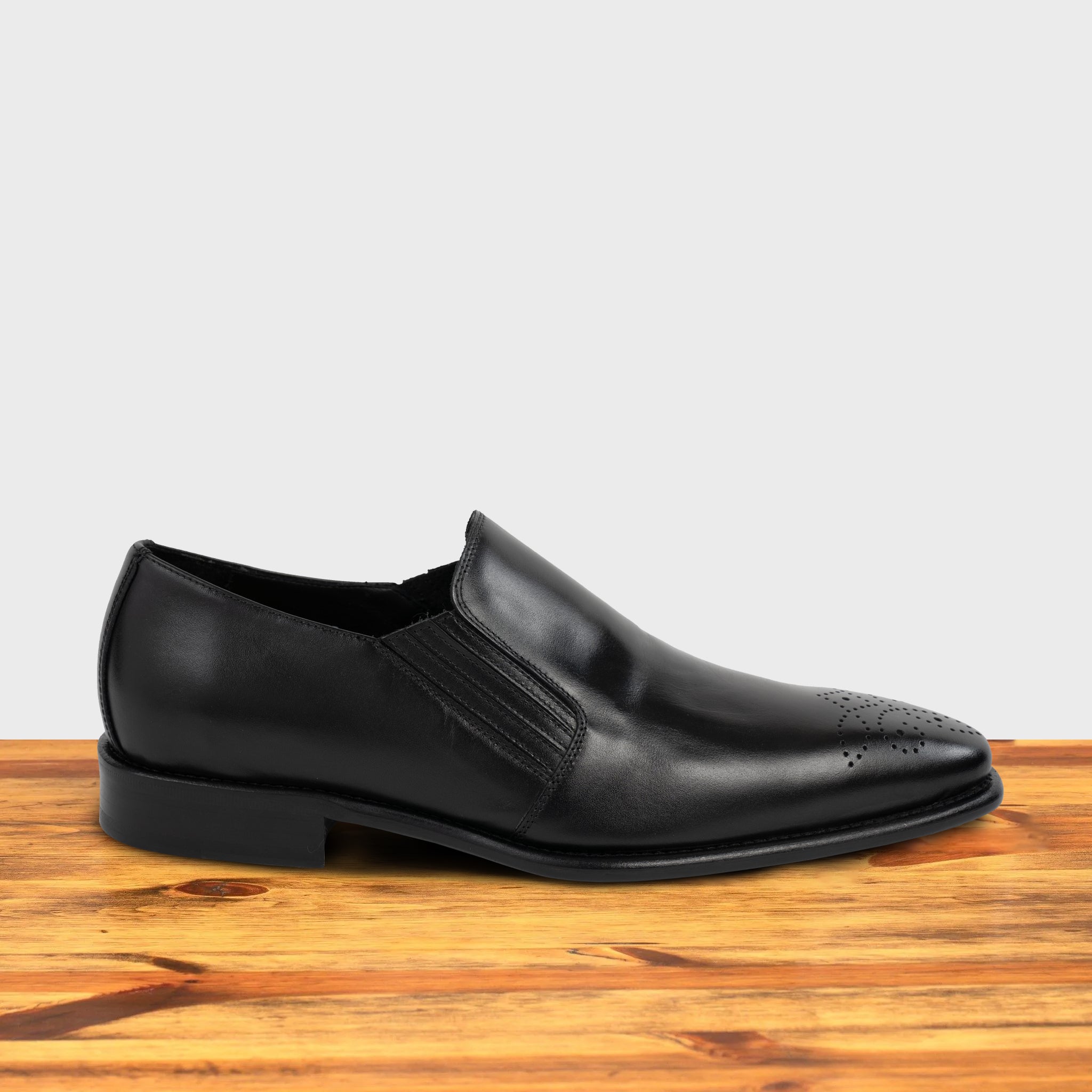 Pilati Calzoleria Toscana Double Gore Slip-On Black Slip-Ons