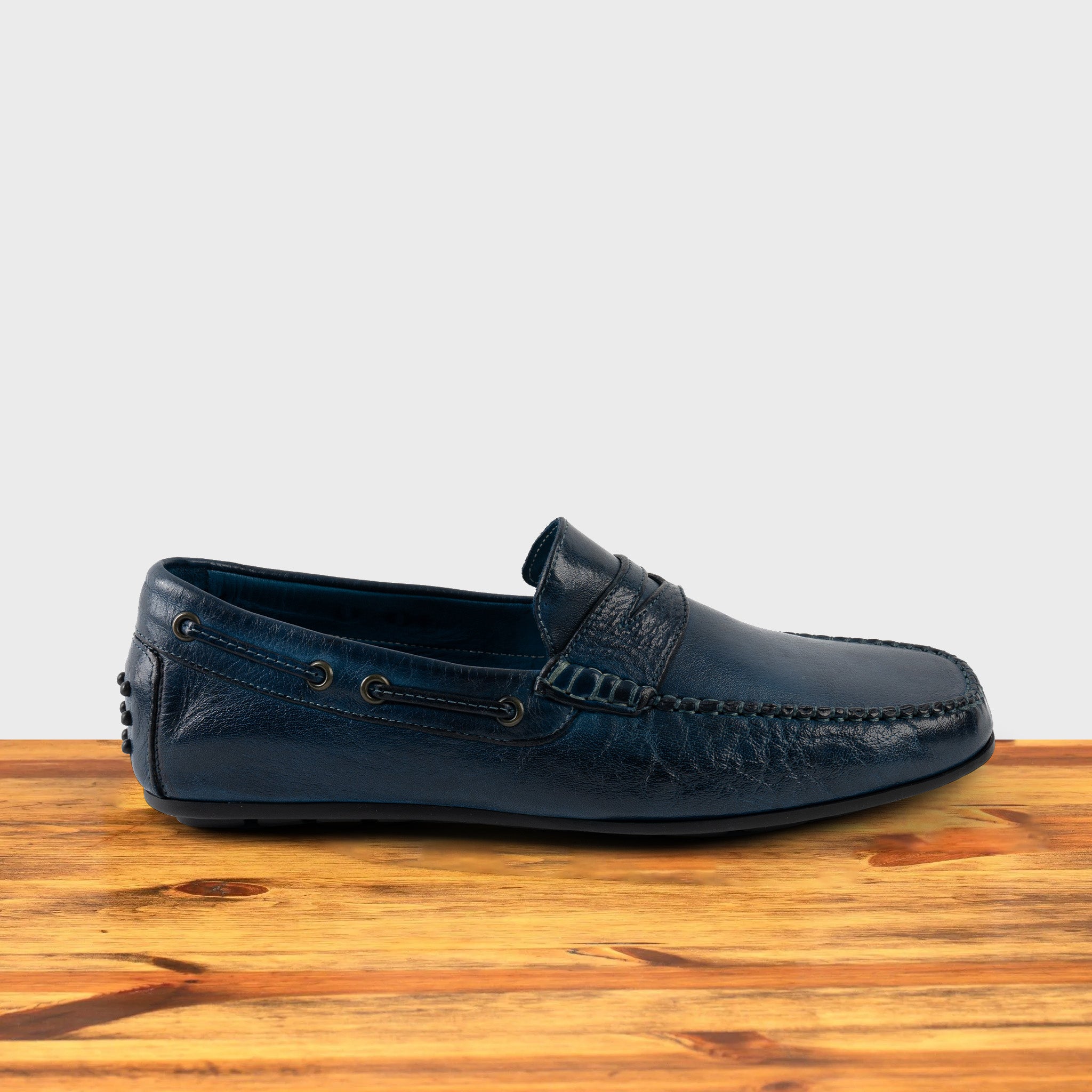 2515 Calzoleria Toscana Buff Calf Dip-Dyed Driver