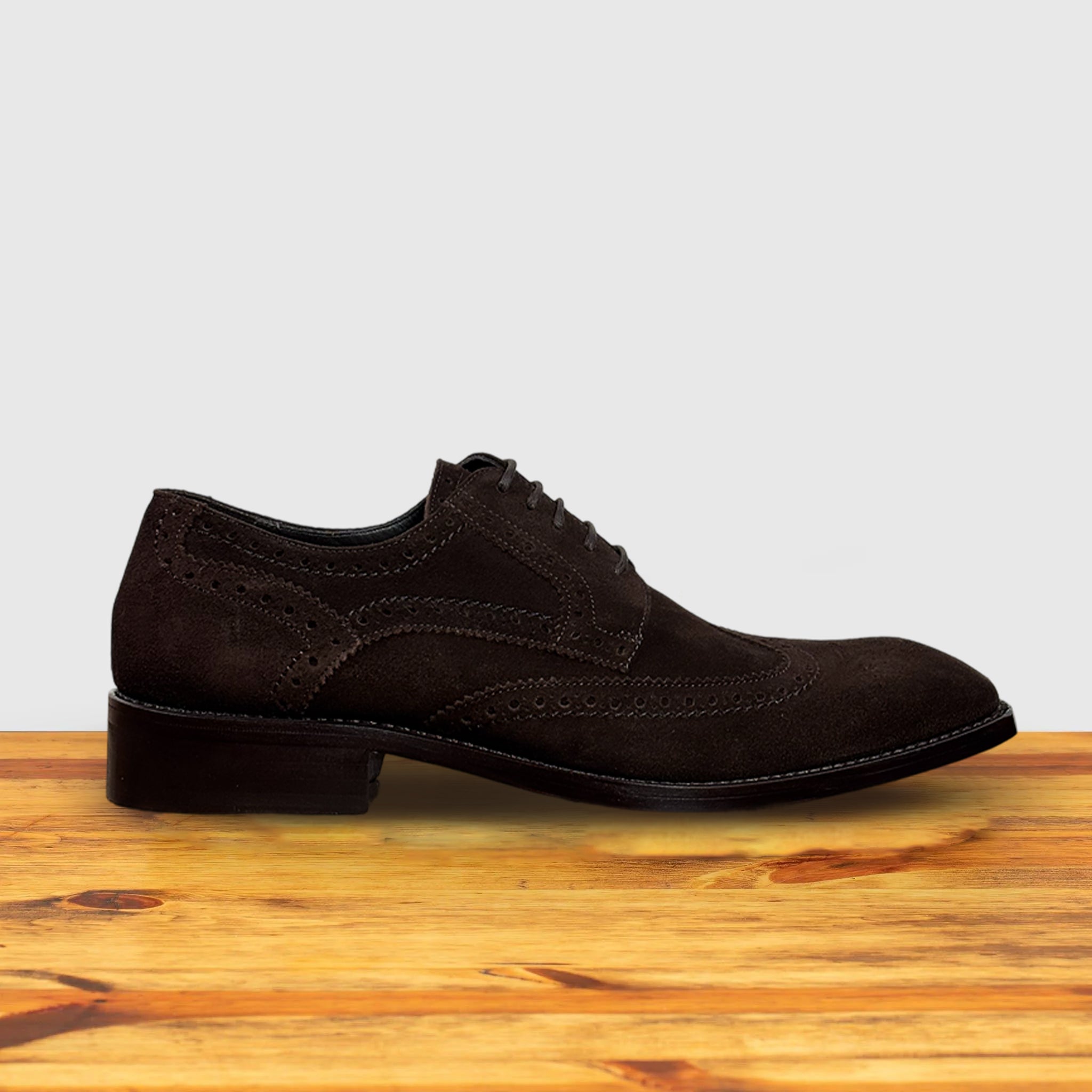 Mesola-S Calzoleria Toscana Velour Suede Wingtip, Chocolate Brown / 41.5 EU - 8.5 US Mesola-S Calzoleria Toscana Velour Suede Wingtip, Chocolate Brown / 41.5 EU - 8.5 US