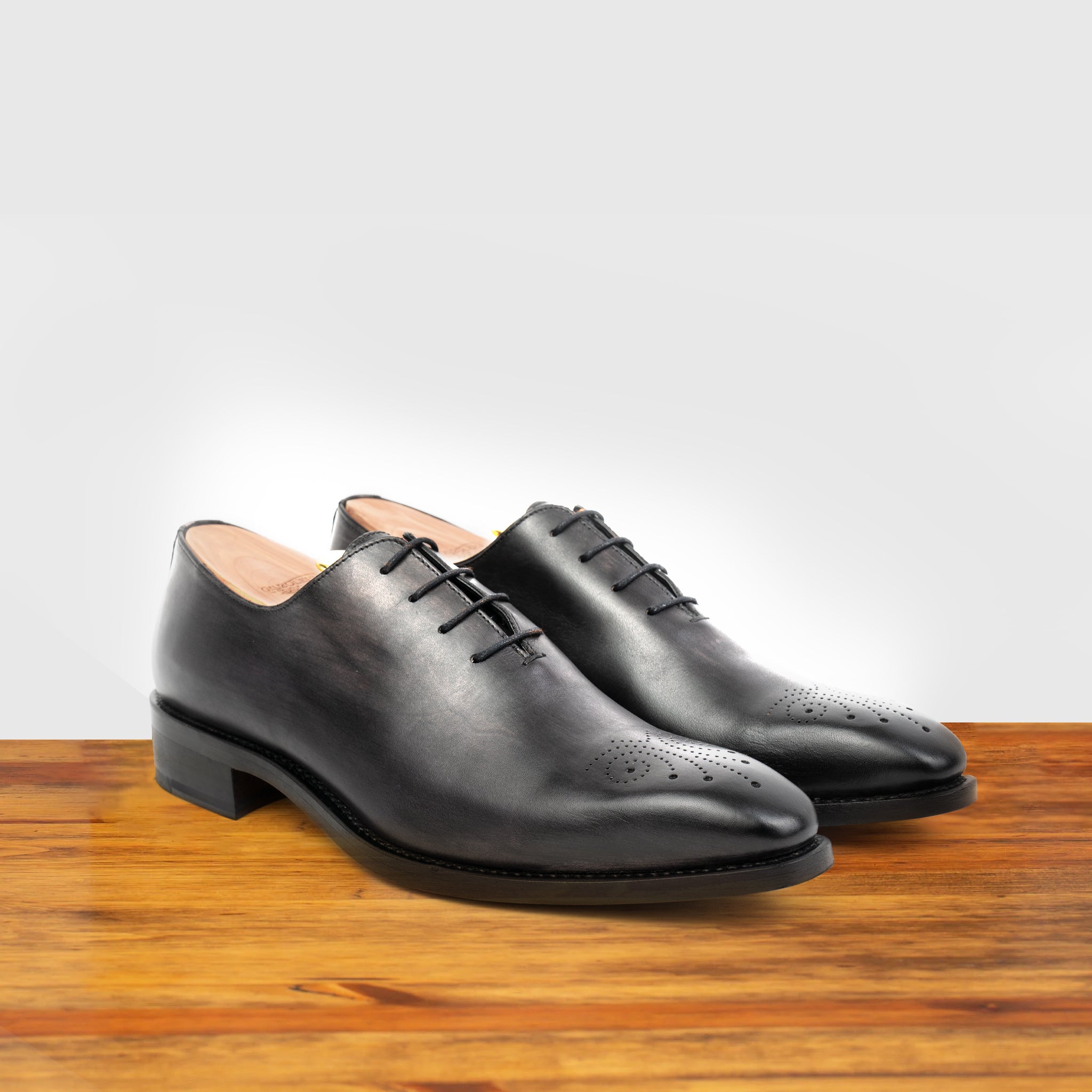 Torre Wholecut Lace-Up – Calzoleria Toscana, Graphite / 10.5 US