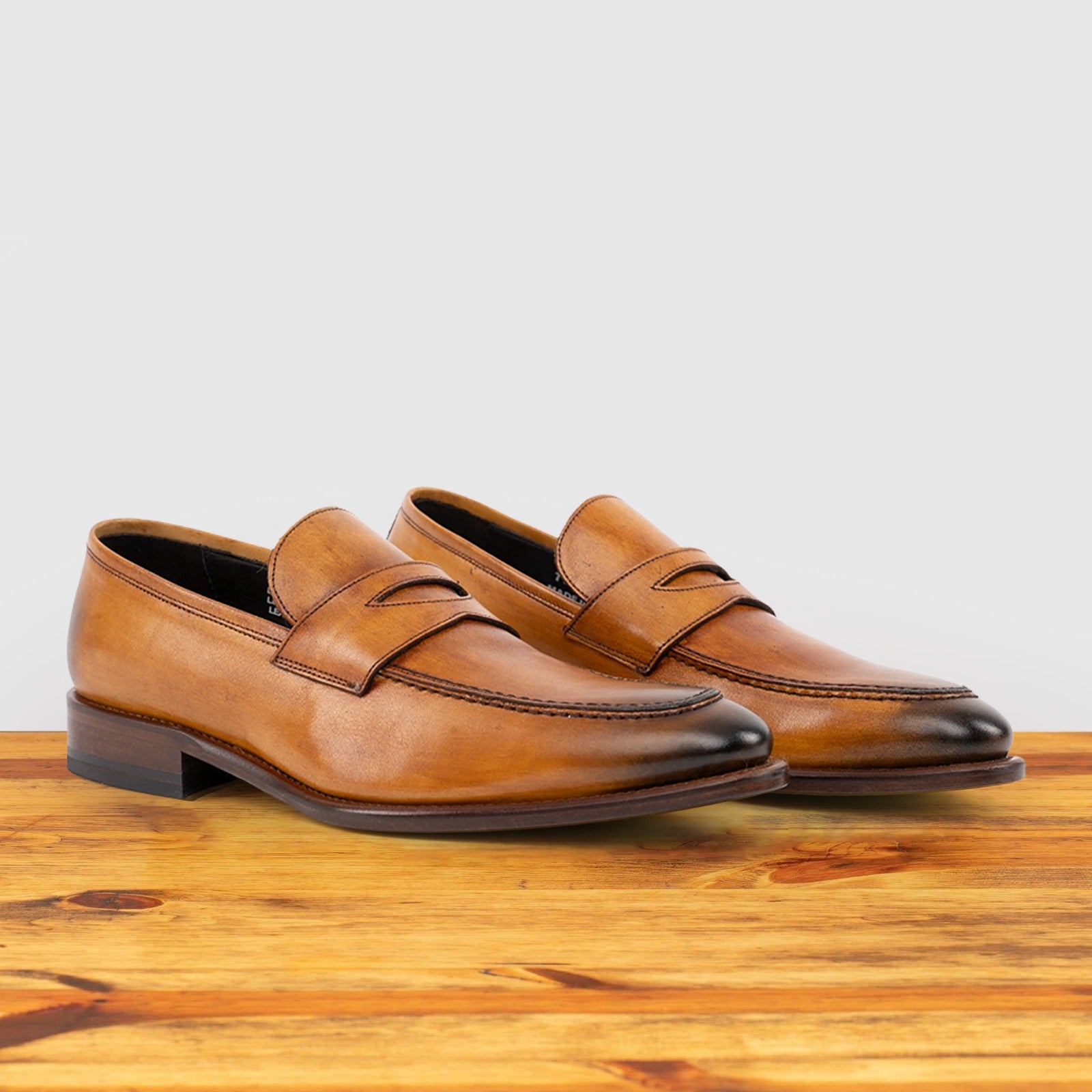 7730 Calzoleria Toscana Leather Dress Loafer - Toscana USA