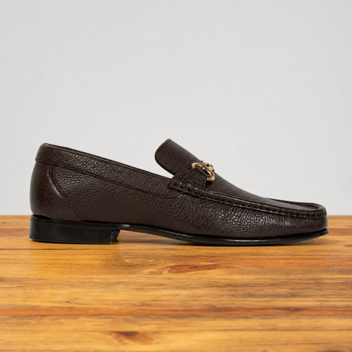8616-D Cervo Tumbled Leather Horsebit Loafer – Calzoleria Toscana