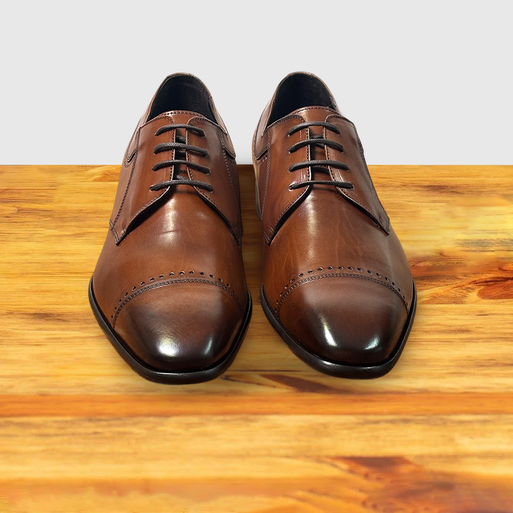 Gaggio Calzoleria Toscana Parma Calf Cap Toe - Toscana USA