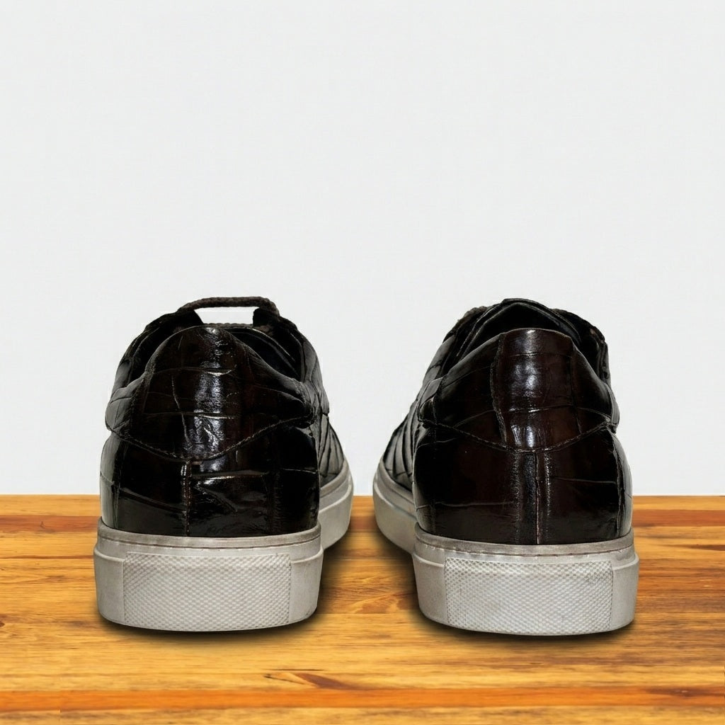 Gaiba Dip-Dyed Crocodile Sneaker – Calzoleria Toscana - Toscana USA