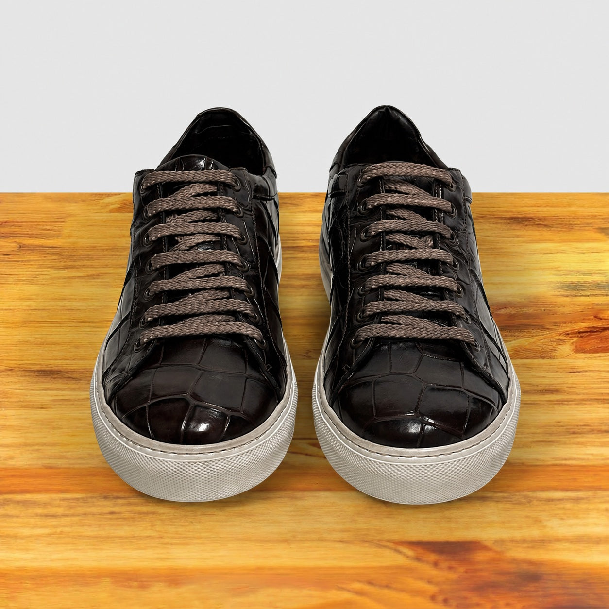 Gaiba Dip-Dyed Crocodile Sneaker – Calzoleria Toscana - Toscana USA