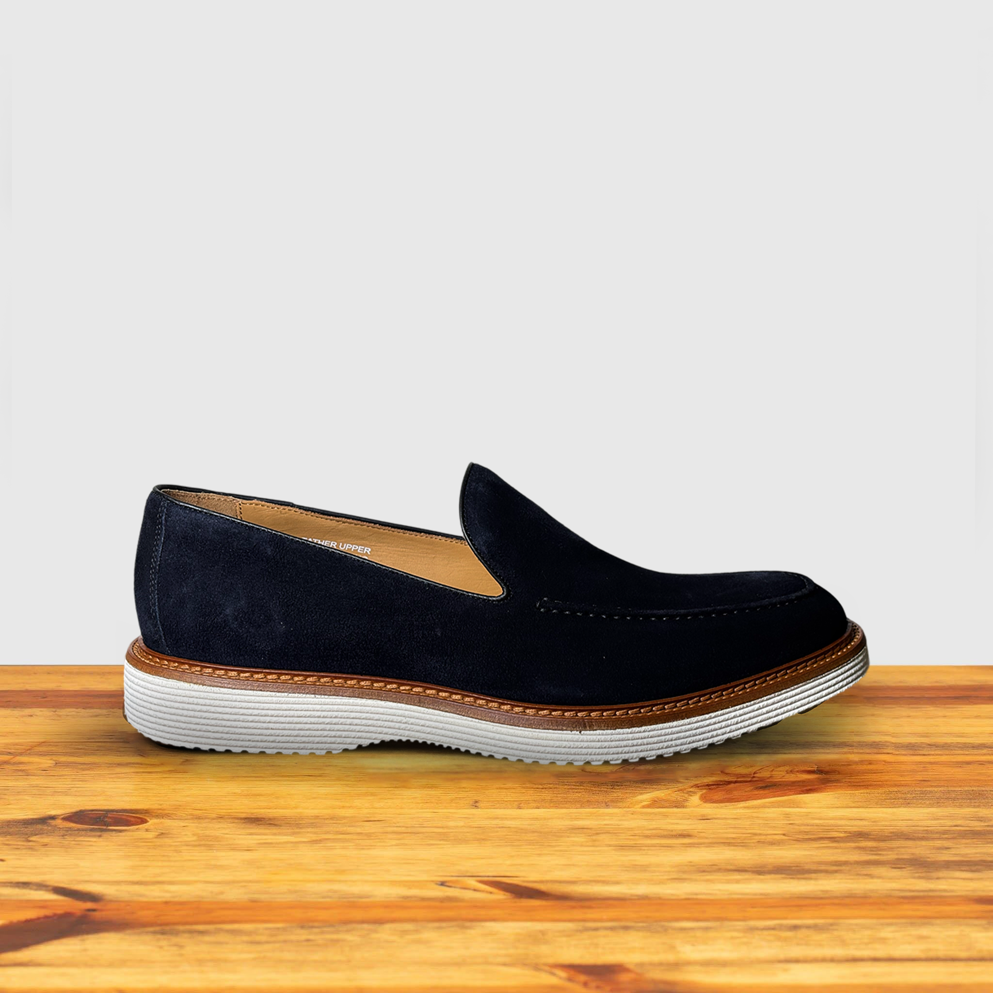 Calzoleria Toscana Riola Velour Suede Venetian Loafer - Toscana USA Calzoleria Toscana Riola Velour Suede Venetian Loafer - Toscana USA