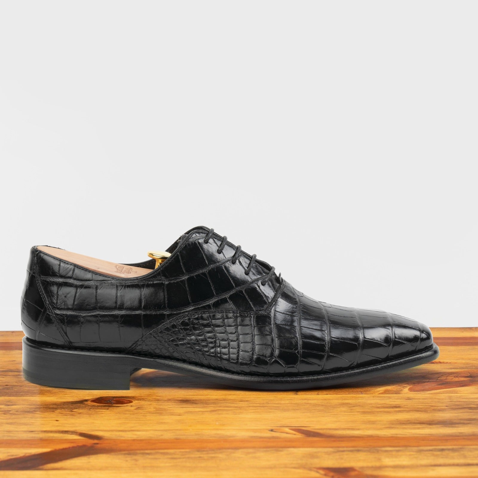 6153 Calzoleria Toscana Dip-Dyed Men's Nile Crocodile Lace-Up - Toscana USA 6153 Calzoleria Toscana Dip-Dyed Men's Nile Crocodile Lace-Up - Toscana USA