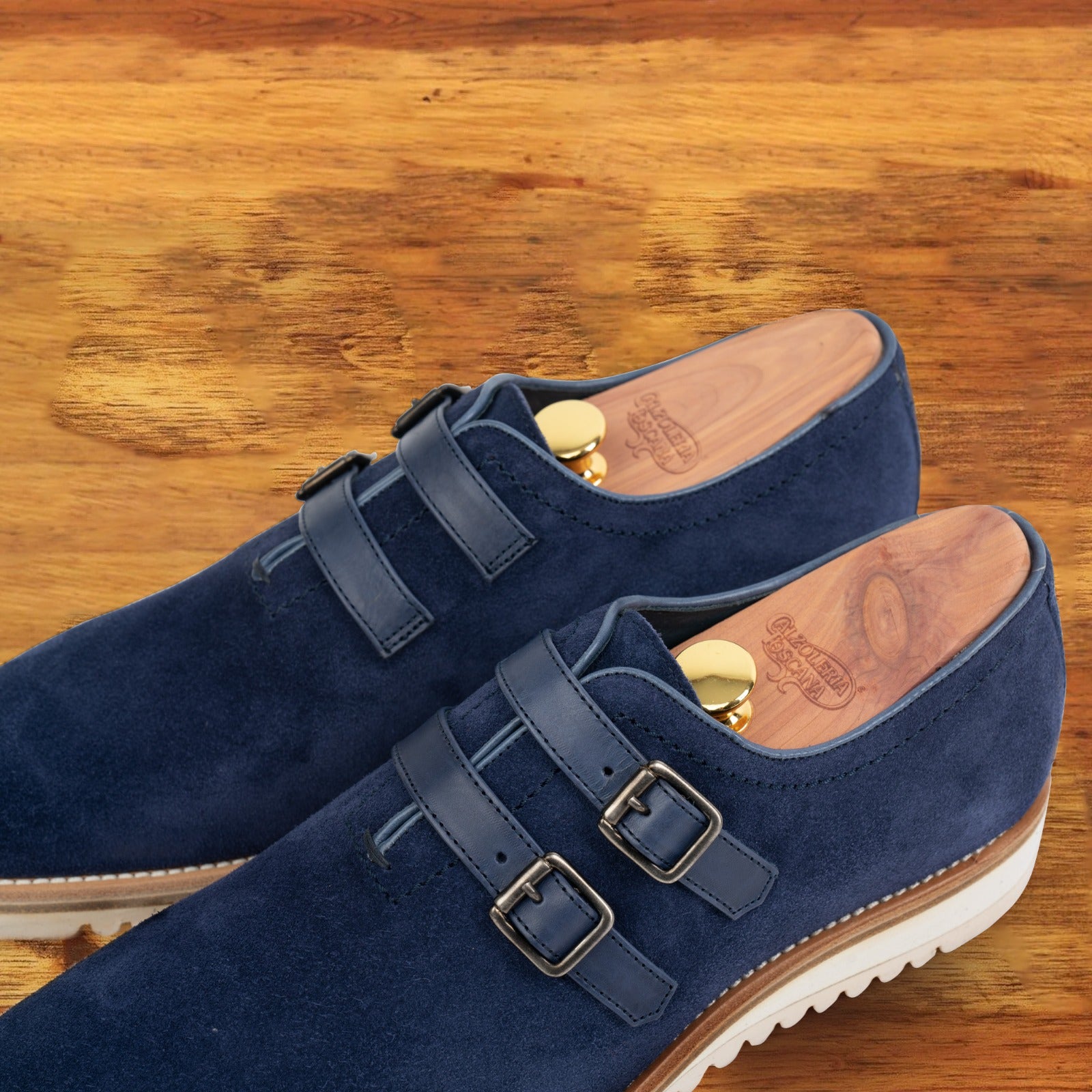 Q982 Velour Suede Double Strap Shoe – Calzoleria Toscana - Toscana USA