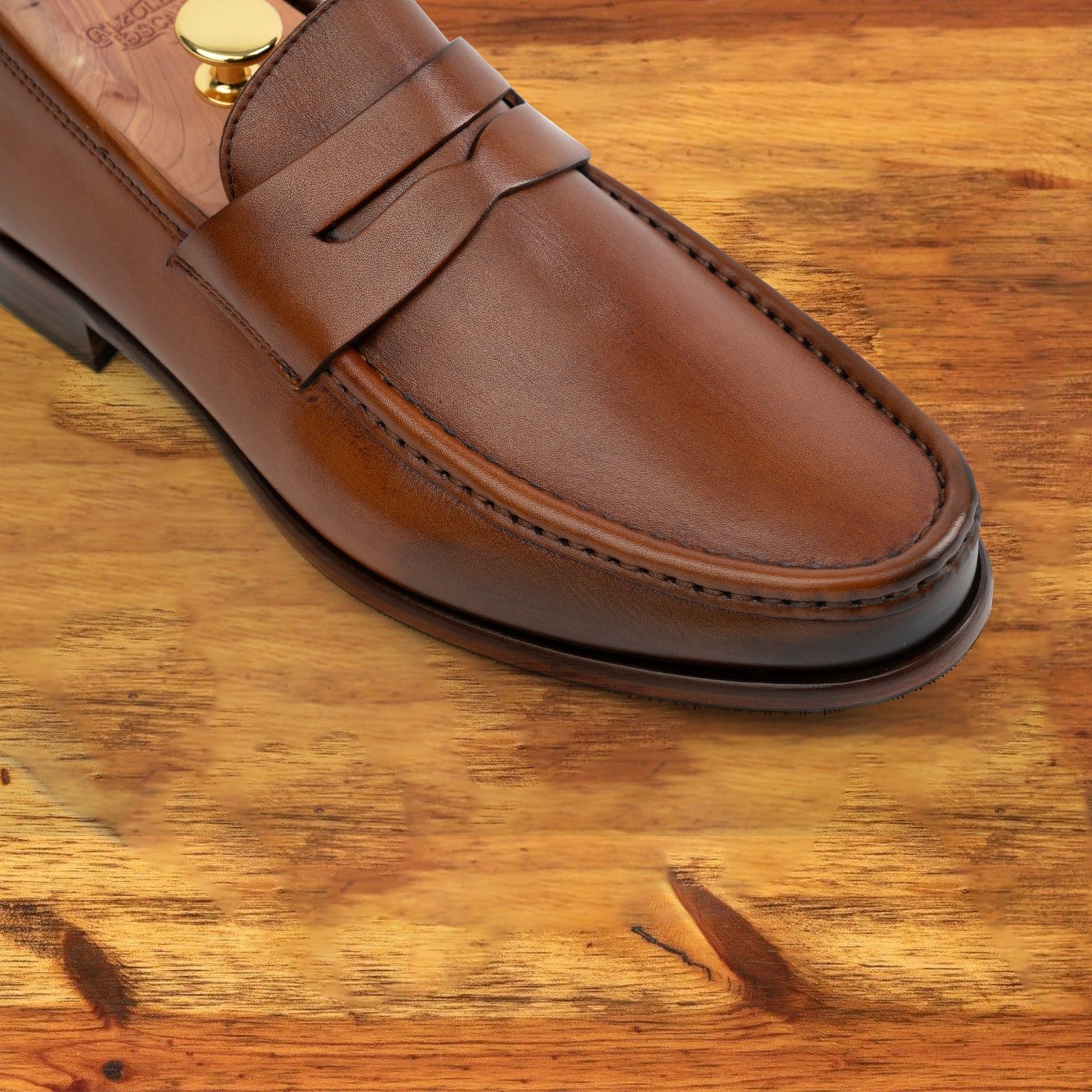 Santor 4 Calzoleria Toscana Collegiate Leather Loafer - Toscana USA