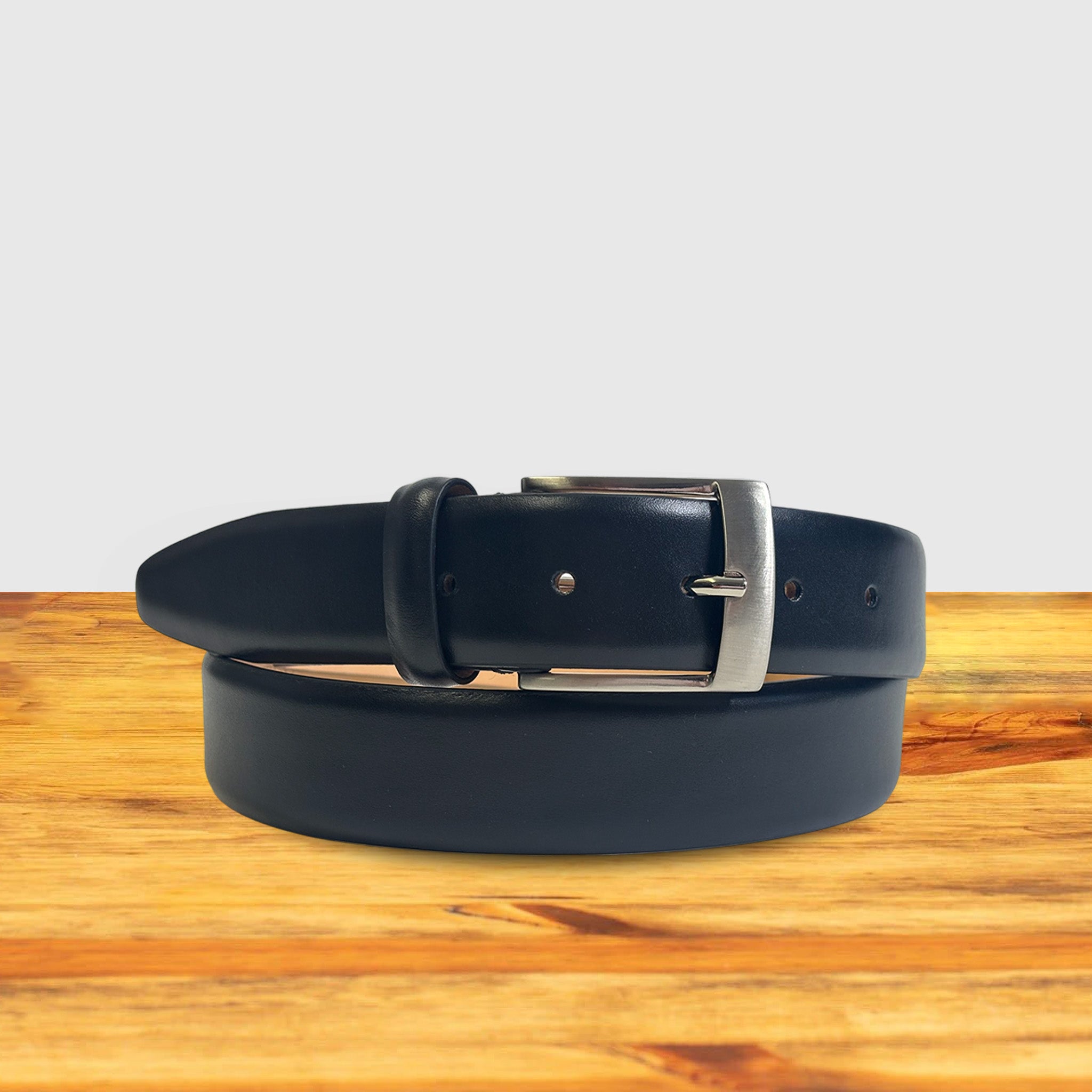 Amaro Calzoleria Toscana Italian Leather Dress Belt, Black / 34 Amaro Calzoleria Toscana Italian Leather Dress Belt, Black / 34