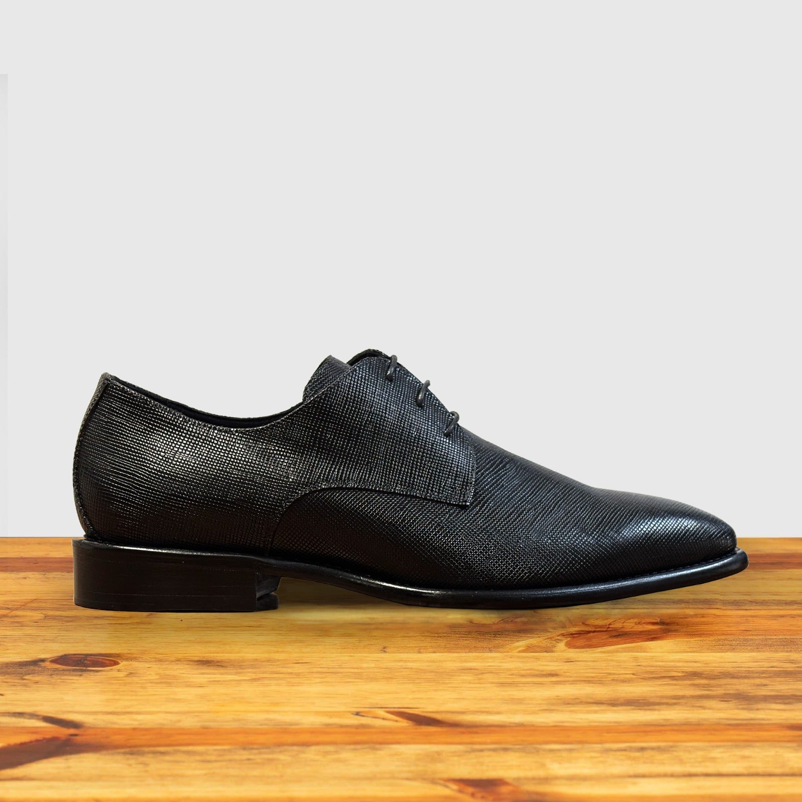 Calzoleria Toscana Budrio Saffiano Leather Lace-Up, Black / 43.5 EU - 10.5 US Calzoleria Toscana Budrio Saffiano Leather Lace-Up, Black / 43.5 EU - 10.5 US