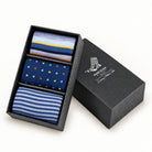 Marcoliani Mix 10 luxury Italian dress socks three-pair gift box