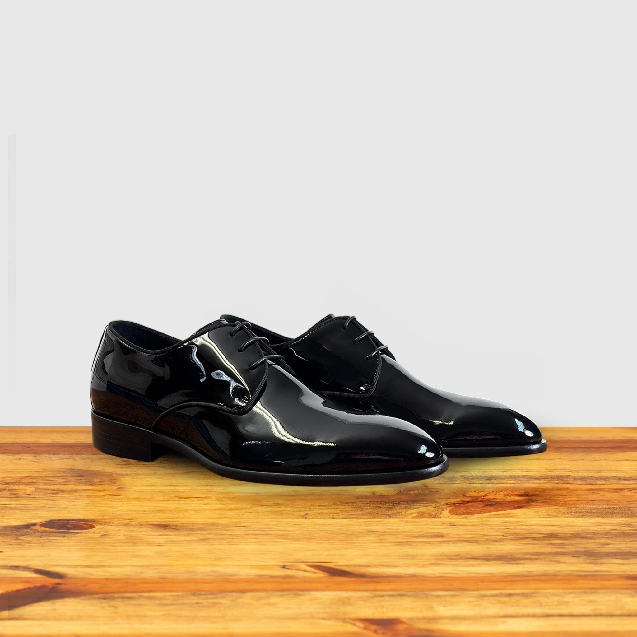 Calzoleria Toscana Orfeo Patent Leather Lace-Up - Toscana USA