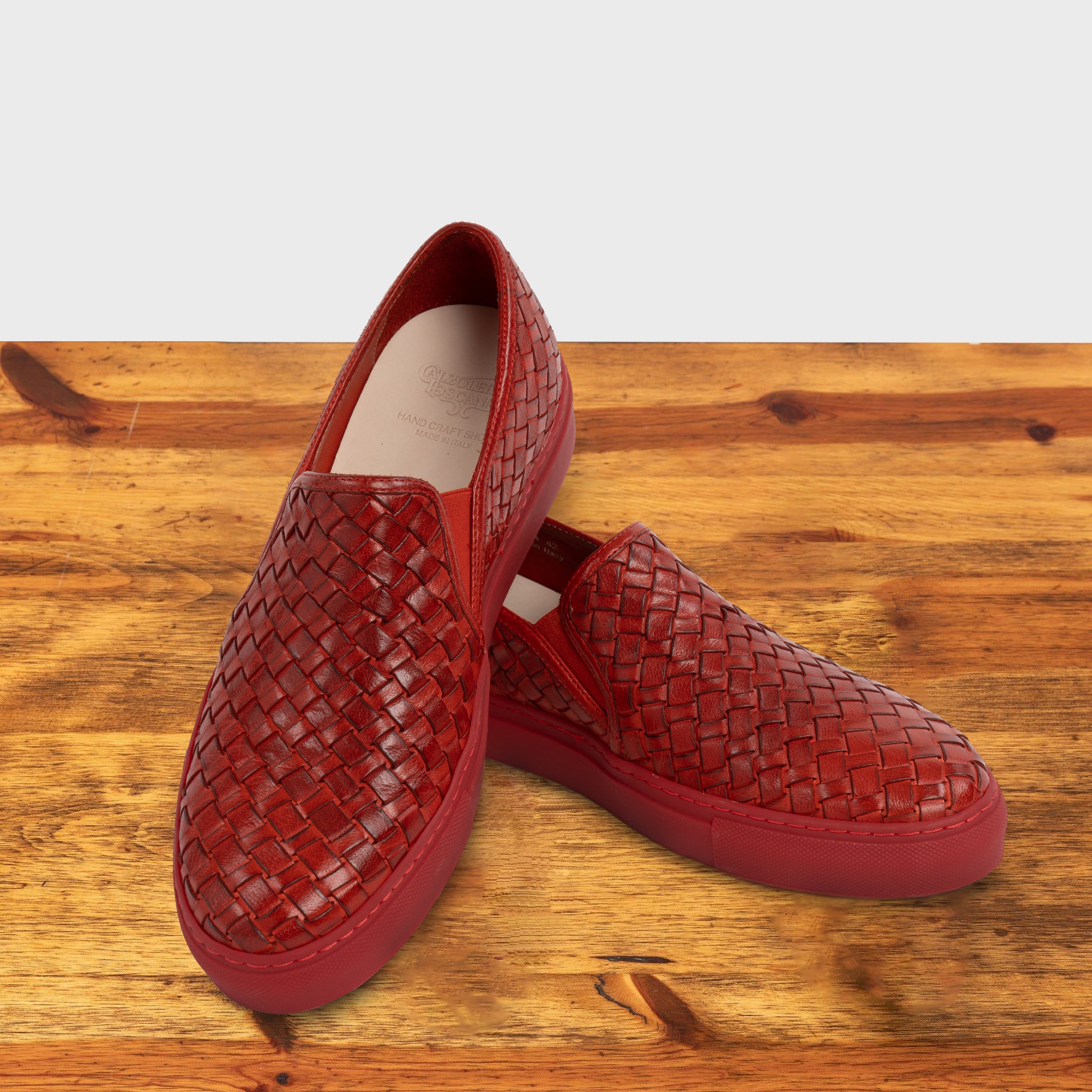 Enea Calzoleria Toscana Slip On Woven Sneaker Toscana USA