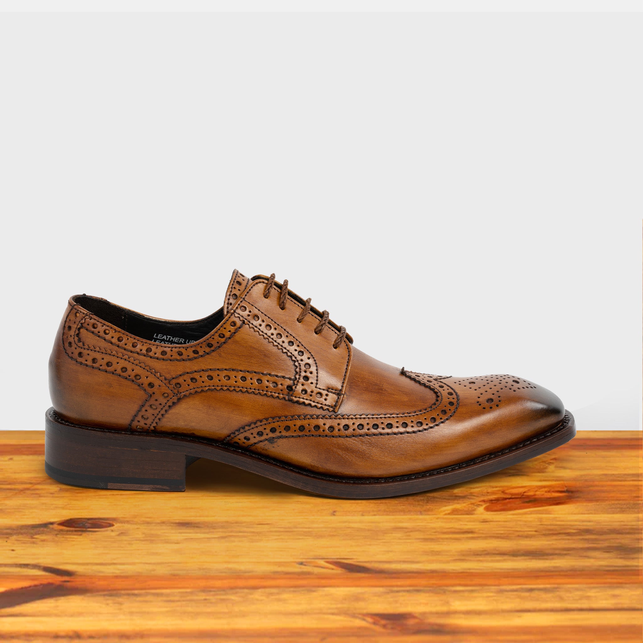 Calzoleria Toscana Mesola Wingtip Dress Shoe, Dark Caramel / 42 EU - 9 US / Lace Ups Calzoleria Toscana Mesola Wingtip Dress Shoe, Dark Caramel / 42 EU - 9 US / Lace Ups